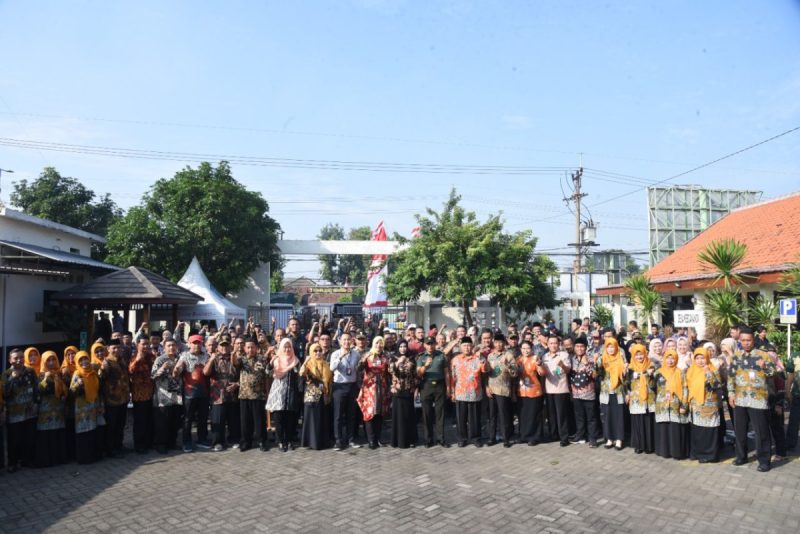 Apel Pagi di Gedangan, Hj. Mimik Idayana Ajak Bangun dan Sejahterakan Sidoarjo